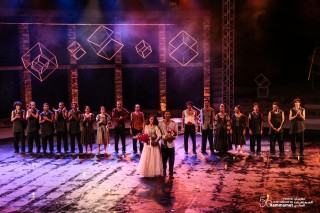 Le spectacle chorégraphique « Roméo et Juliette », du Pôle ballet et arts chorégraphiques, du Théâtre de l’Opéra de Tunis.